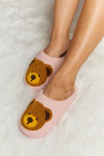 Load image into Gallery viewer, Teddy Bear Plush Slide Slippers
