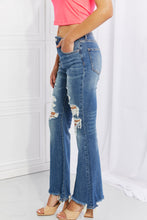 Load image into Gallery viewer, RISEN Hazel High Rise Distressed Flare Jeans
