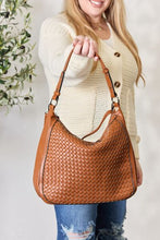 Load image into Gallery viewer, Weaved Vegan Leather Handbag
