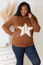 Load image into Gallery viewer, Star Graphic Hooded Sweater
