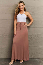 Load image into Gallery viewer, For The Day Flare Maxi Skirt in Chocolate
