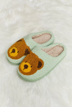 Load image into Gallery viewer, Teddy Bear Plush Slide Slippers
