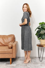 Load image into Gallery viewer, Washed Chambray Midi Dress
