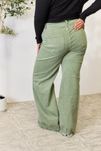 Load image into Gallery viewer, RISEN Raw Hem Wide-Leg Jeans
