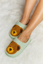 Load image into Gallery viewer, Teddy Bear Plush Slide Slippers
