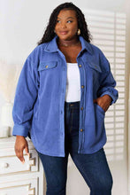 Load image into Gallery viewer, Cozy Girl Button Down Shacket
