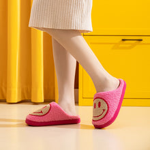 Load image into Gallery viewer, Smiley Face Slippers - Pink
