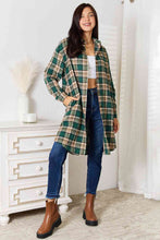 Load image into Gallery viewer, Plaid Collared Neck Long Sleeve Shirt
