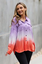 Load image into Gallery viewer, Relaxed Fit Tie-Dye Button Down Top
