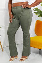 Load image into Gallery viewer, Zenana Clementine High-Rise Bootcut Jeans in Olive
