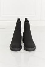 Load image into Gallery viewer, Work For It Matte Lug Sole Chelsea Boots in Black
