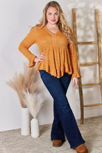 Load image into Gallery viewer, V-Neck Flounce Sleeve Blouse
