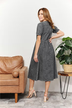 Load image into Gallery viewer, Washed Chambray Midi Dress
