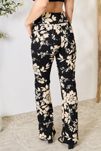 Load image into Gallery viewer, High Waist Floral Flare Pants
