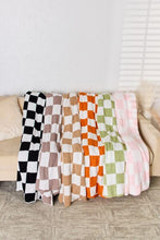 Load image into Gallery viewer, Checkered Decorative Throw Blanket
