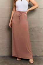 Load image into Gallery viewer, For The Day Flare Maxi Skirt in Chocolate
