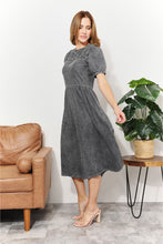 Load image into Gallery viewer, Washed Chambray Midi Dress
