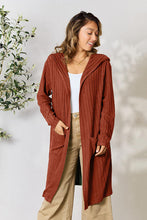 Load image into Gallery viewer, Hooded Sweater Cardigan
