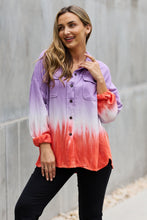 Load image into Gallery viewer, Relaxed Fit Tie-Dye Button Down Top
