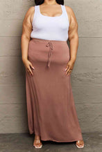 Load image into Gallery viewer, For The Day Flare Maxi Skirt in Chocolate
