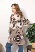 Load image into Gallery viewer, Cardigan with Aztec Pattern
